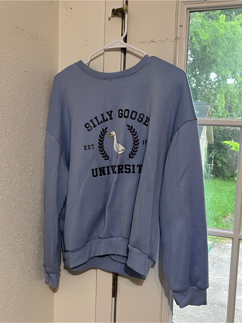 Silly Goose University Light Blue Sweatshirt